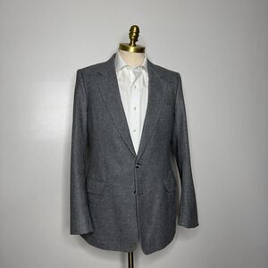 Hector James Blazer Sport Coat 40L Mens Tweed Solid Wool London‎